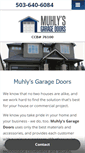 Mobile Screenshot of muhlysgaragedoors.com